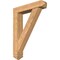 Ekena Millwork Traditional Arts and Crafts Smooth Bracket w/ Offset Brace, Western Red Cedar, 7 1/2"W x 36"D x 48"H BKT0806X36X48TRA03SWR - alternate 1